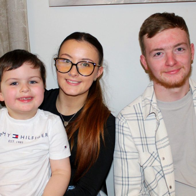 This is a photo of the family behind Owl Access Ltd. Left to right: Reggie, Alanna and Oliver.